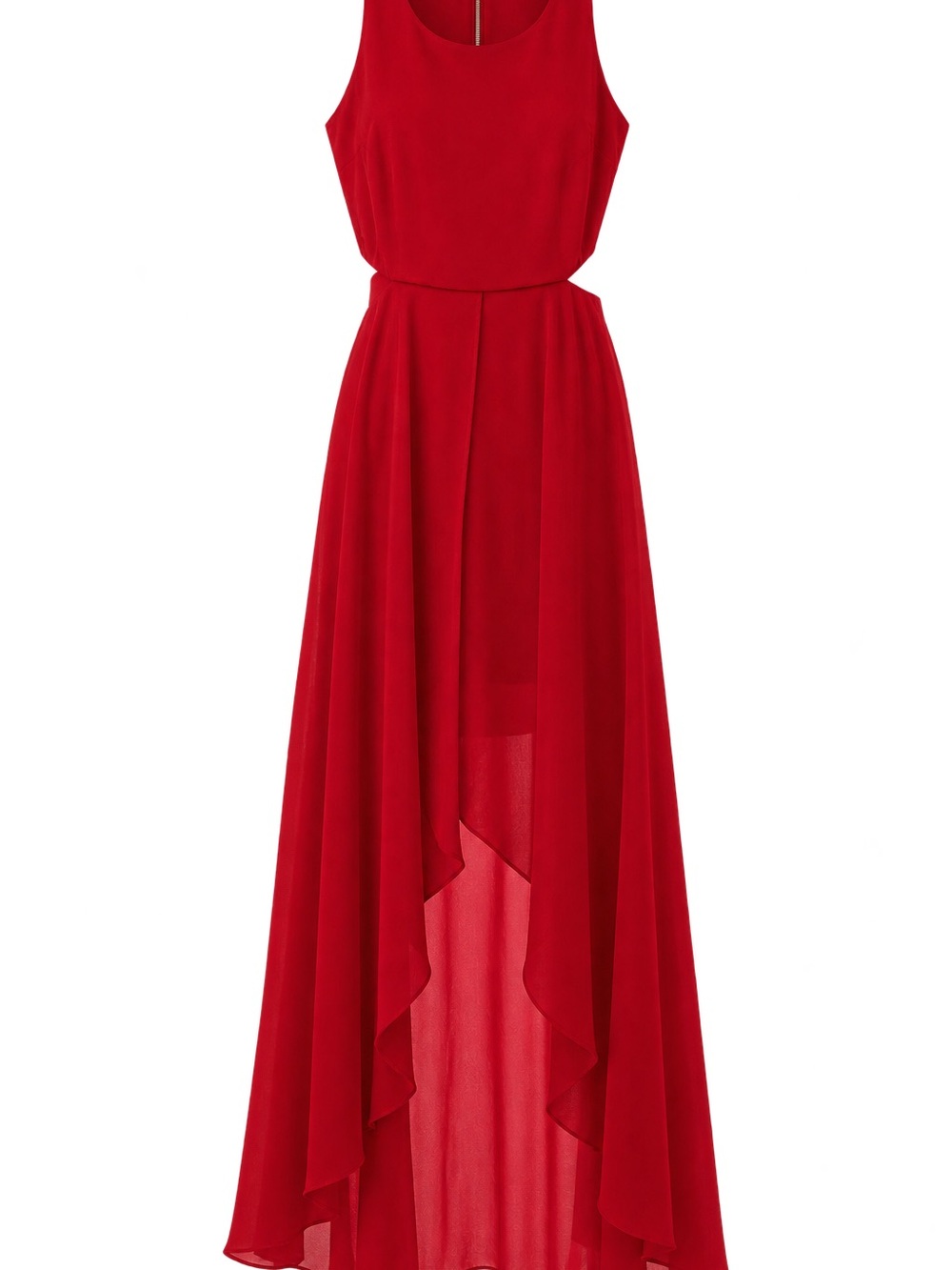 BNWT size S Ali & Jay Red High-Low Maxi Dress Bohemian Rhapsody style 705-0128